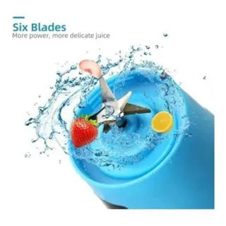 Mini Liquidificador  Cap Take Shake 6 Lâminas Recarregavel